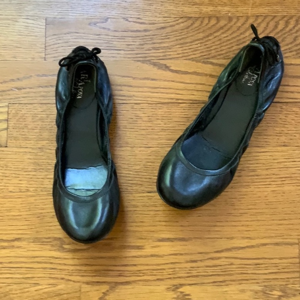 Cole Haan/Maria Sharipova Black Flats